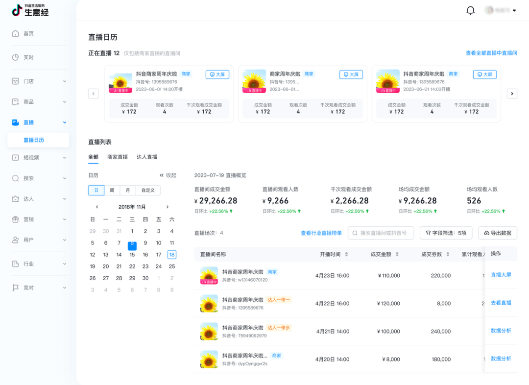 新增商家自身经营数据分析能力,「生意经」助力商家知彼,更知己!